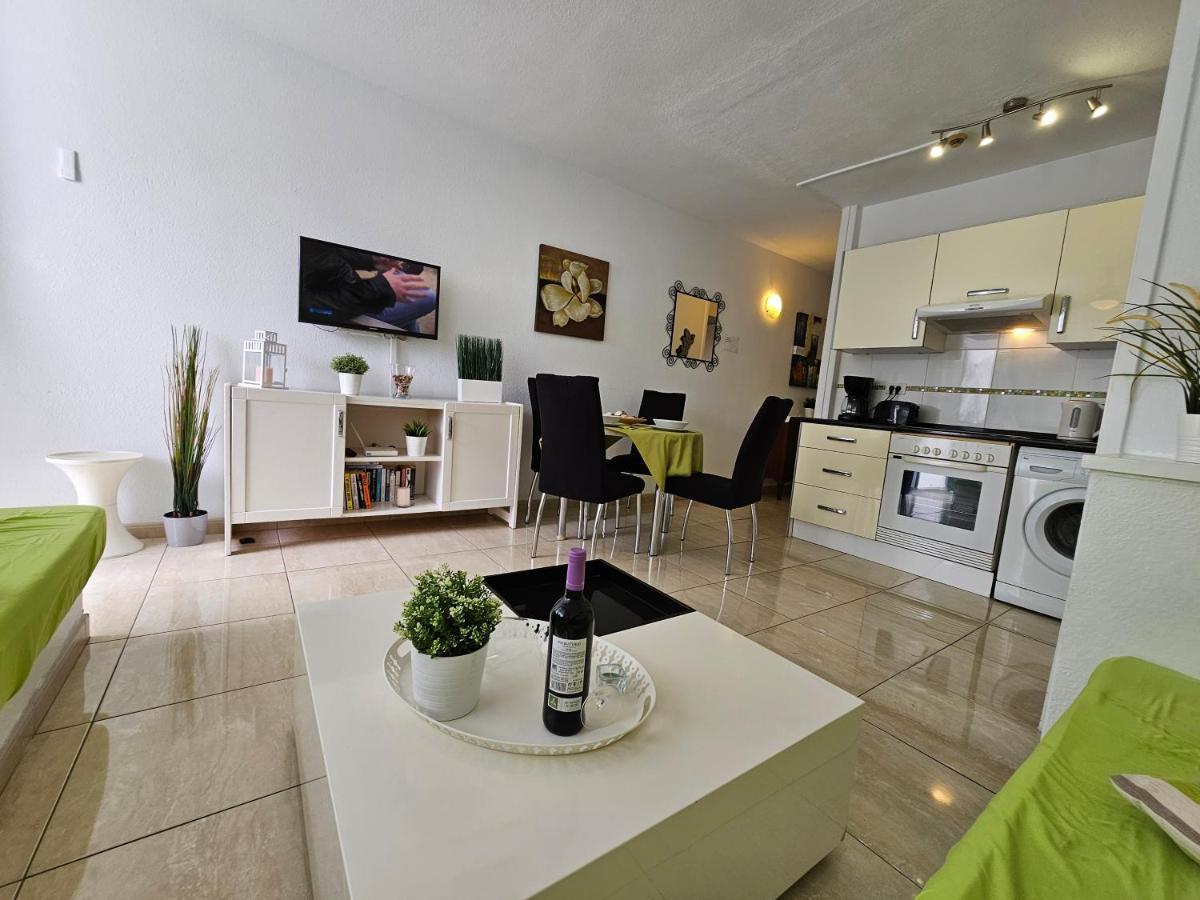 Casa Palmera 3 Only 150 Metres To The Beach, Heated Pool, Wifi, Sat-Tv, Balcony Arona (Tenerife) Exterior foto