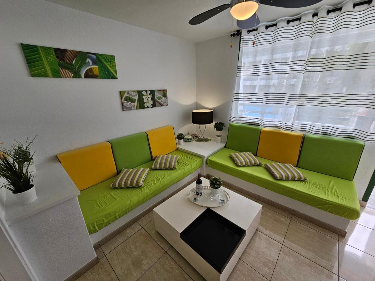 Casa Palmera 3 Only 150 Metres To The Beach, Heated Pool, Wifi, Sat-Tv, Balcony Arona (Tenerife) Exterior foto