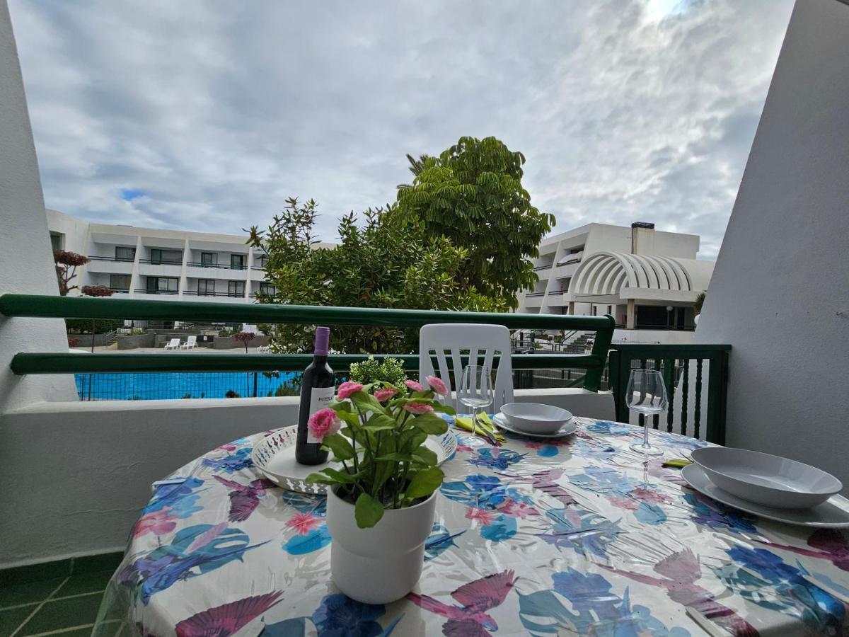 Casa Palmera 3 Only 150 Metres To The Beach, Heated Pool, Wifi, Sat-Tv, Balcony Arona (Tenerife) Exterior foto