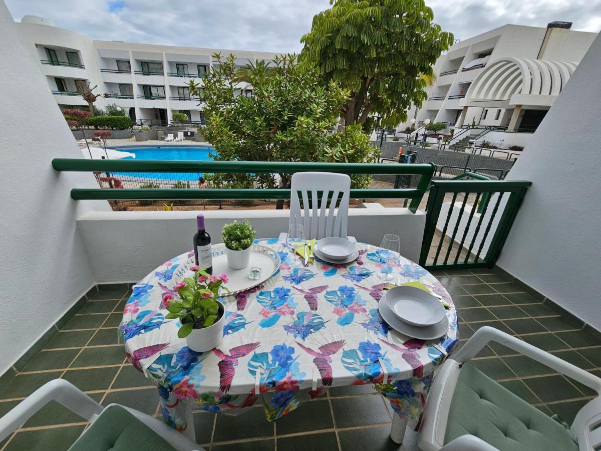 Casa Palmera 3 Only 150 Metres To The Beach, Heated Pool, Wifi, Sat-Tv, Balcony Arona (Tenerife) Exterior foto